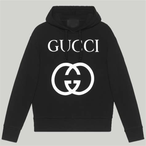 plain black gucci hoodie|Gucci trim tan hoodie.